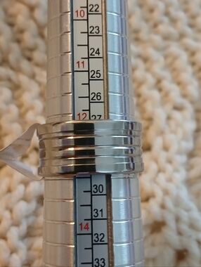 Stainless Steel Mens Comfort-fit Band Ring Size 12.5 - 13 New